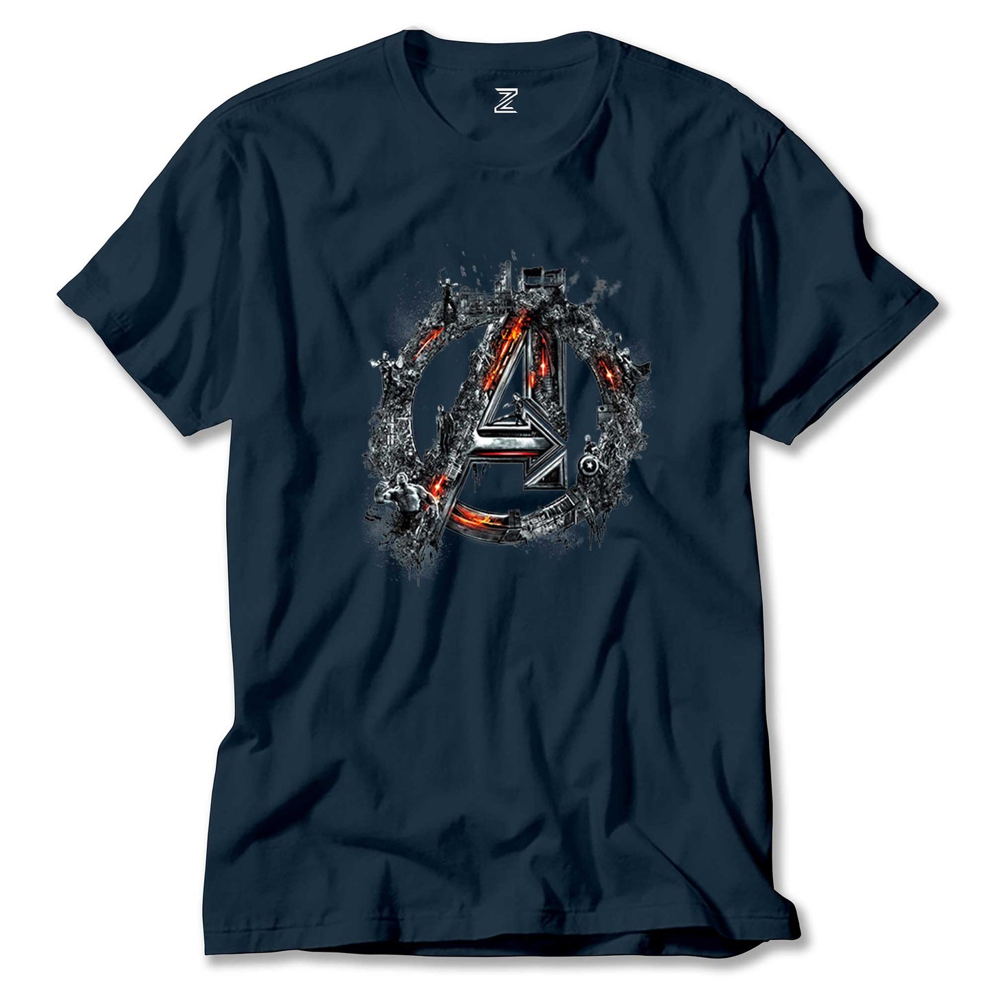 Avengers Logo 2 Renkli Tişört