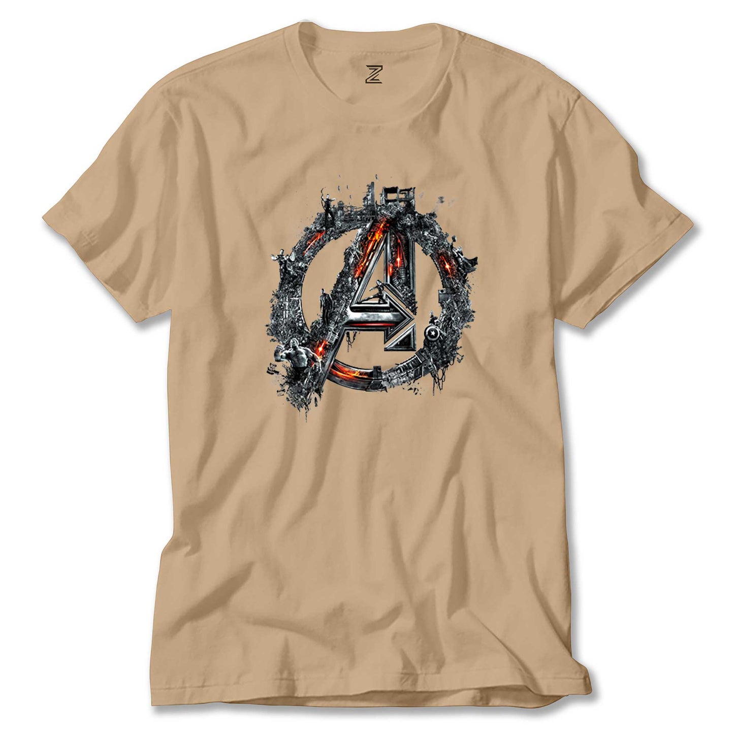 Avengers Logo 2 Renkli Tişört