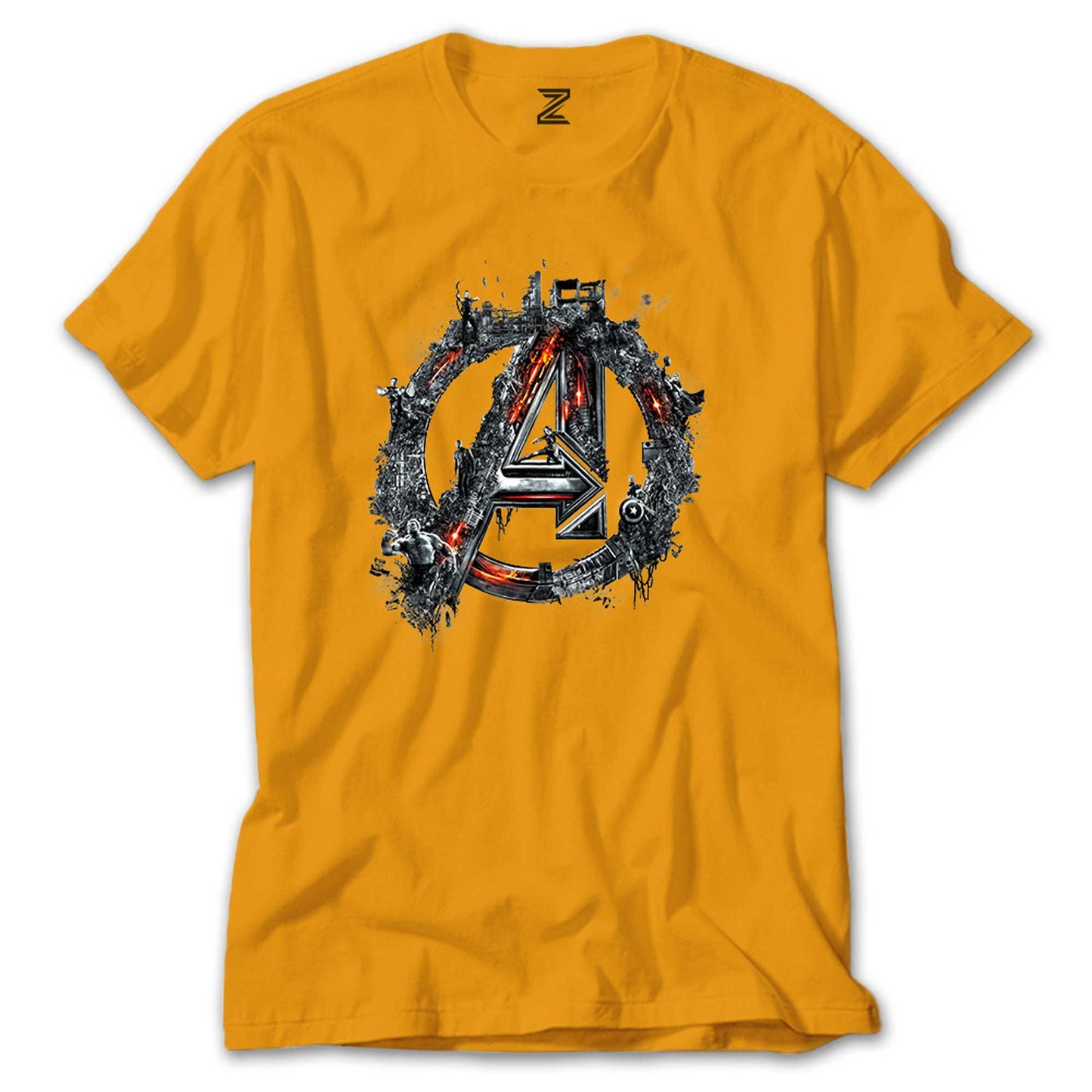 Avengers Logo 2 Renkli Tişört