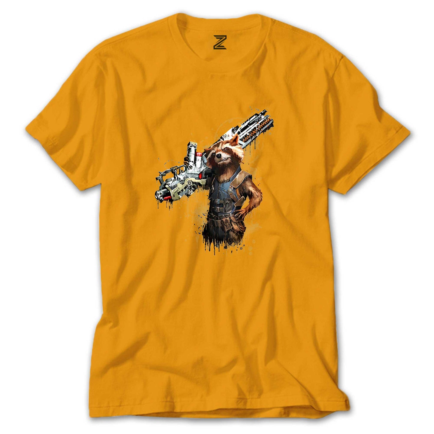 Rocket Raccoon Body Renkli Tişört