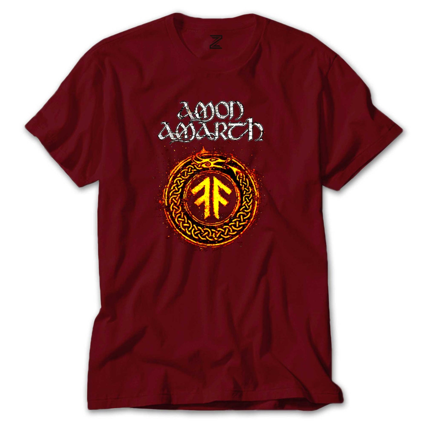 Amon Amarth Skull Renkli Tişört