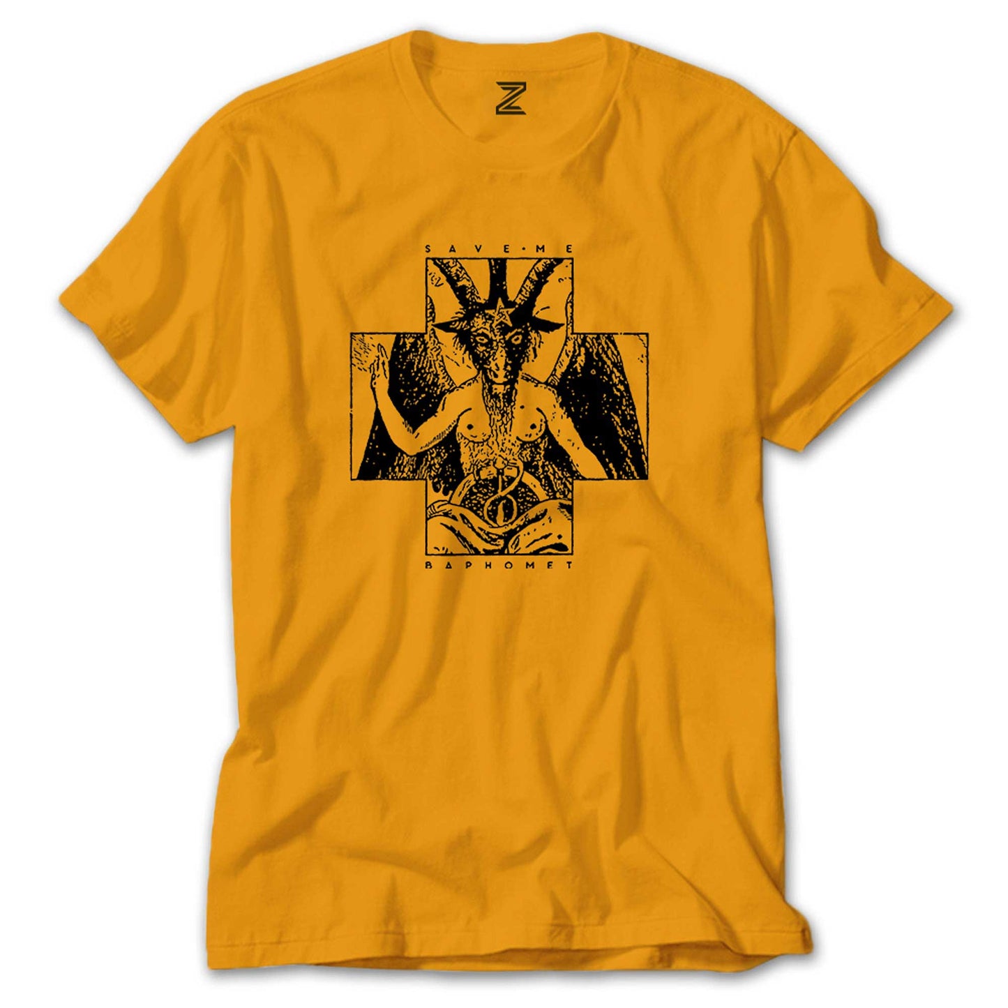 Baphomet Save Me Renkli Tişört