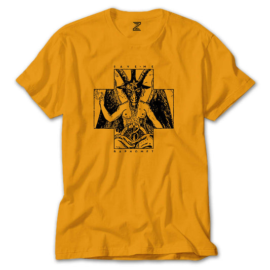 Baphomet Save Me Renkli Tişört