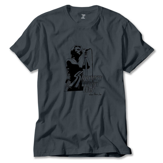 Bon Jovi Slippery When Wet Renkli Tişört