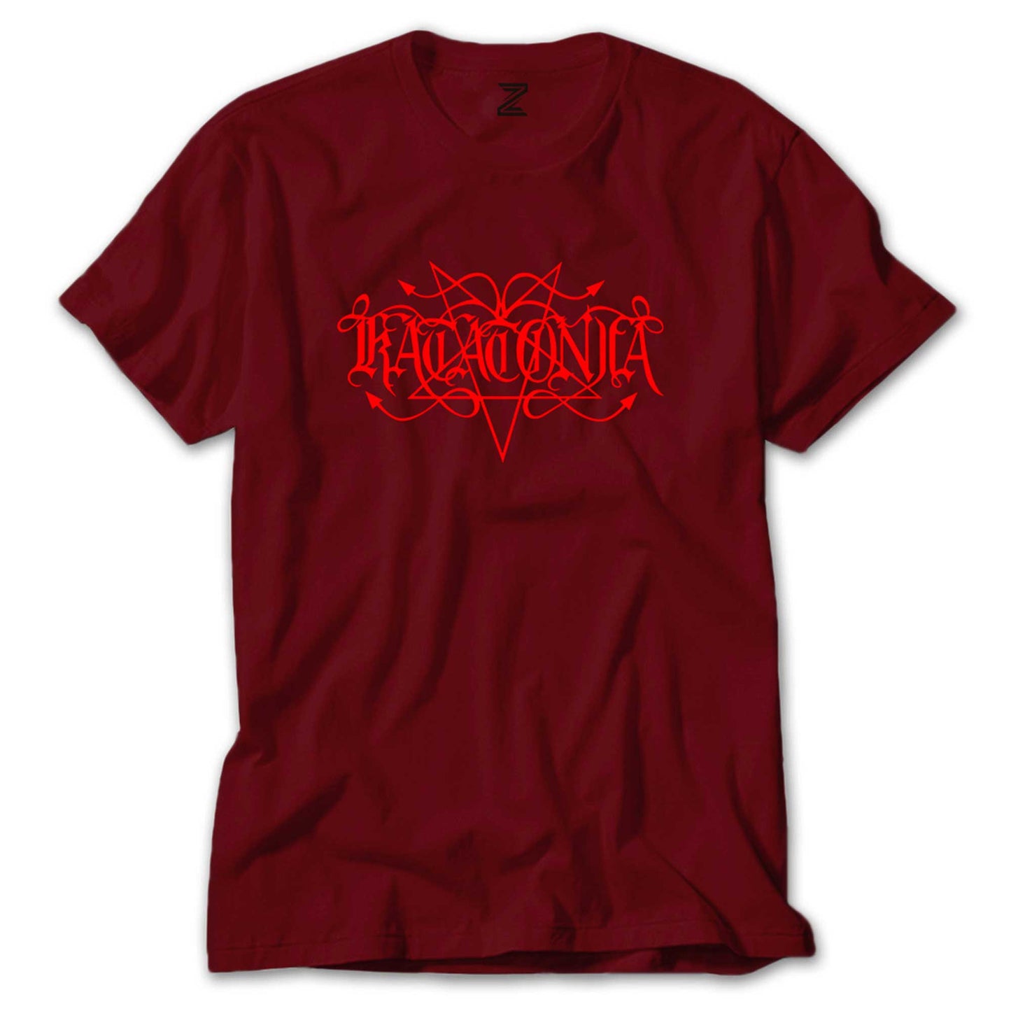 Katatonia Logo Red Renkli Tişört