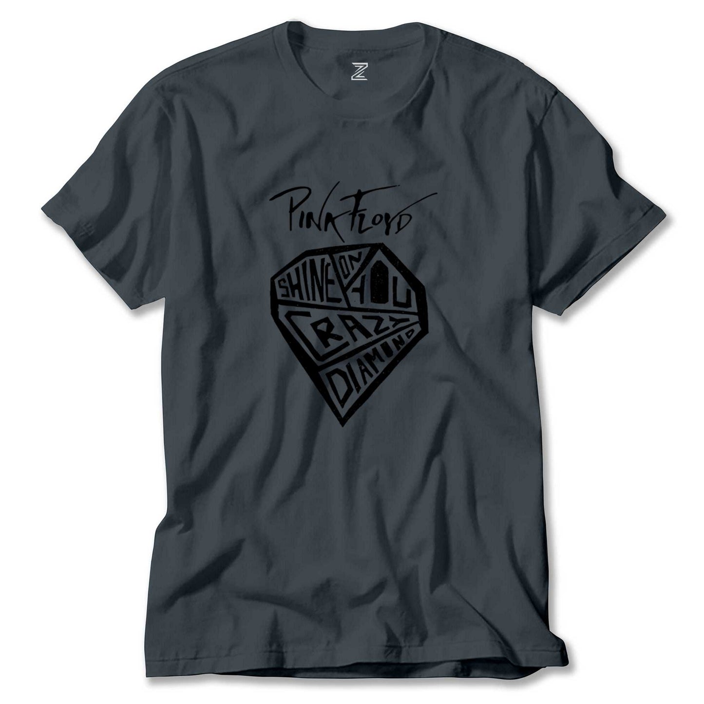 İndirimli Pink Floyd Crayz Diamond Füme Tişört