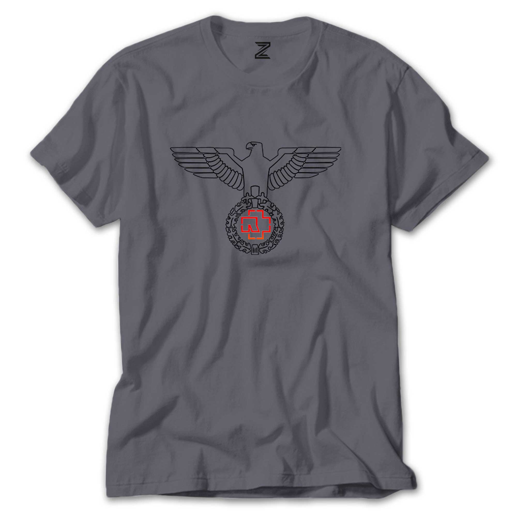 Rammstein Eagle Renkli Ti ort Zepplin Giyim