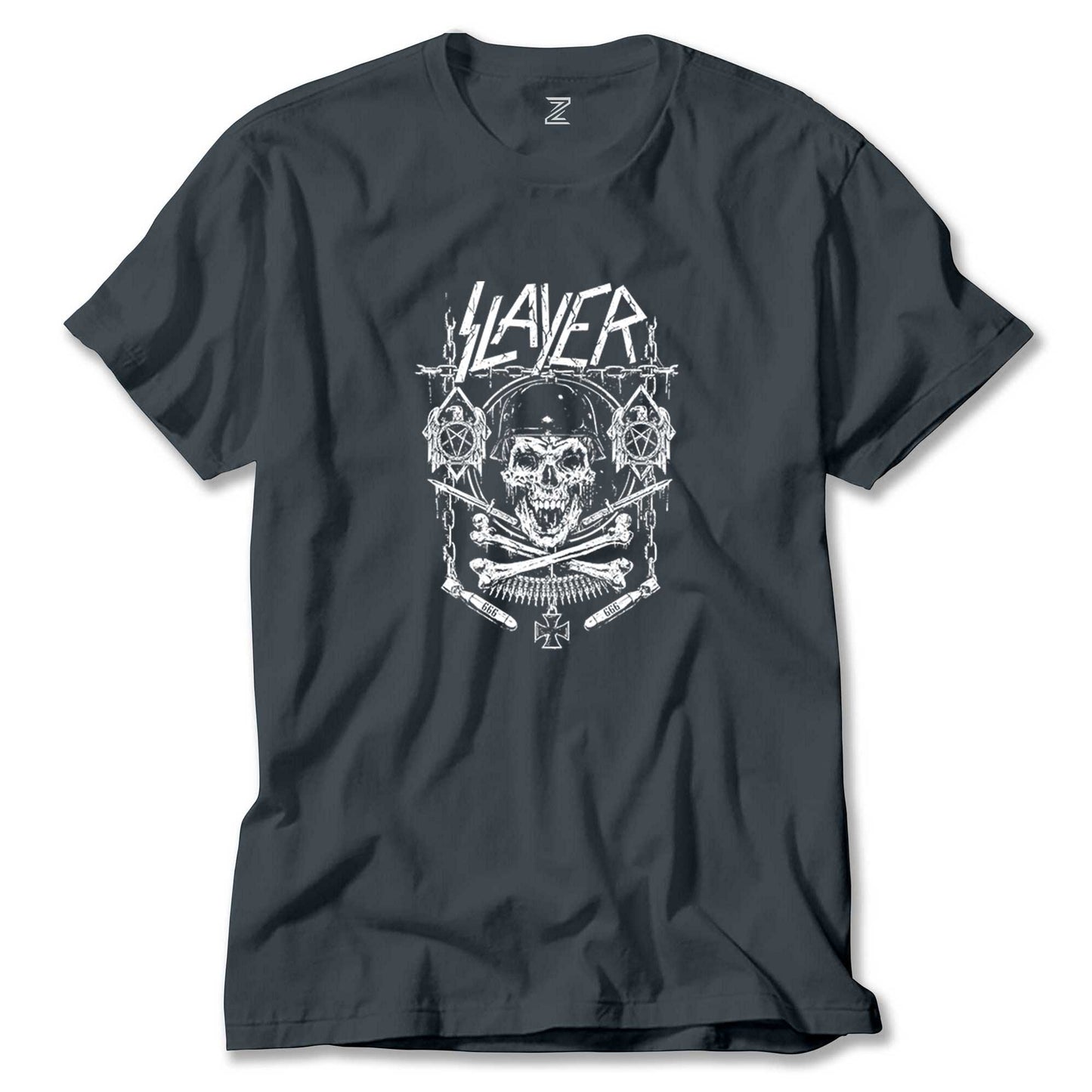 Slayer Gun and Chain Renkli Tişört