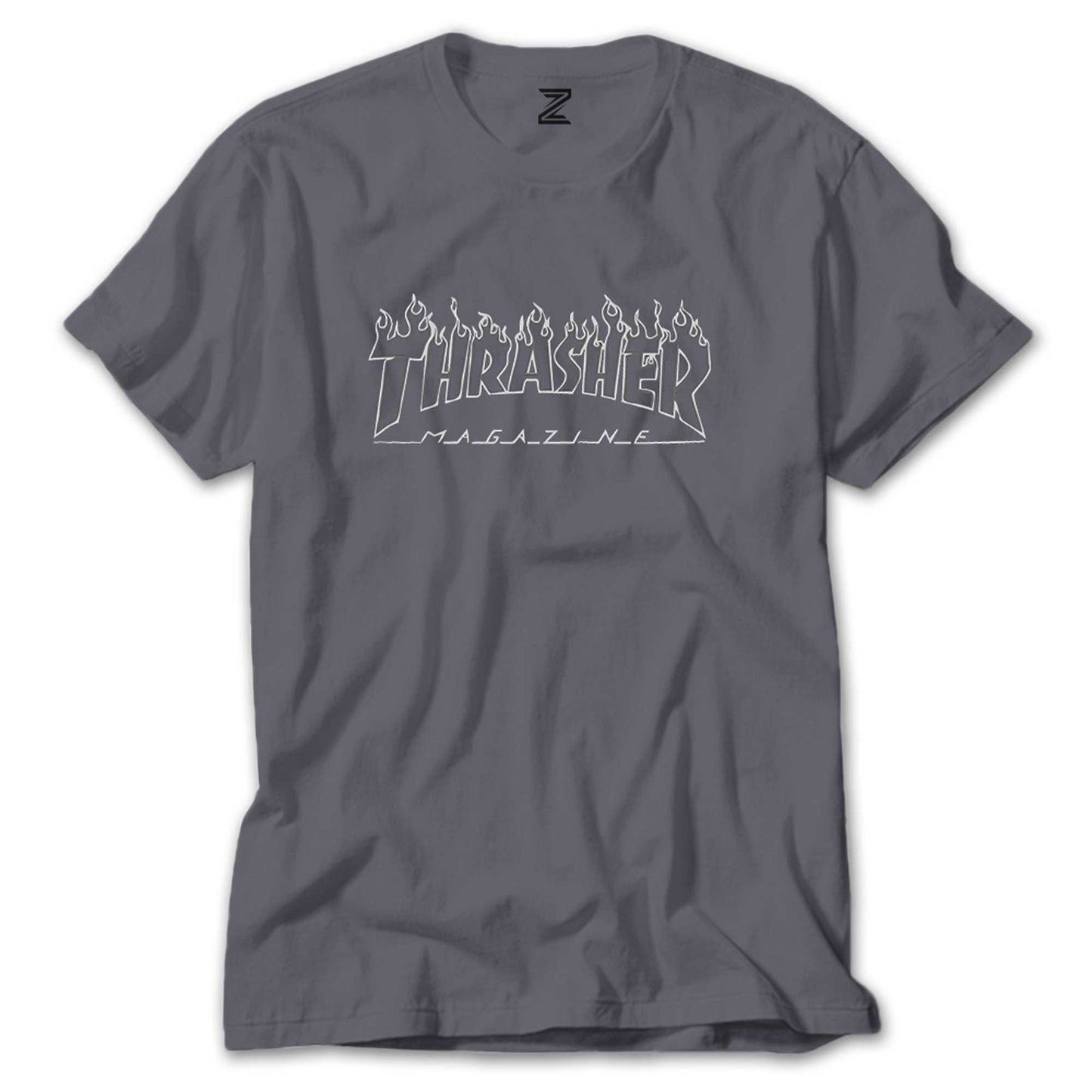 Thrasher White Renkli Tişört