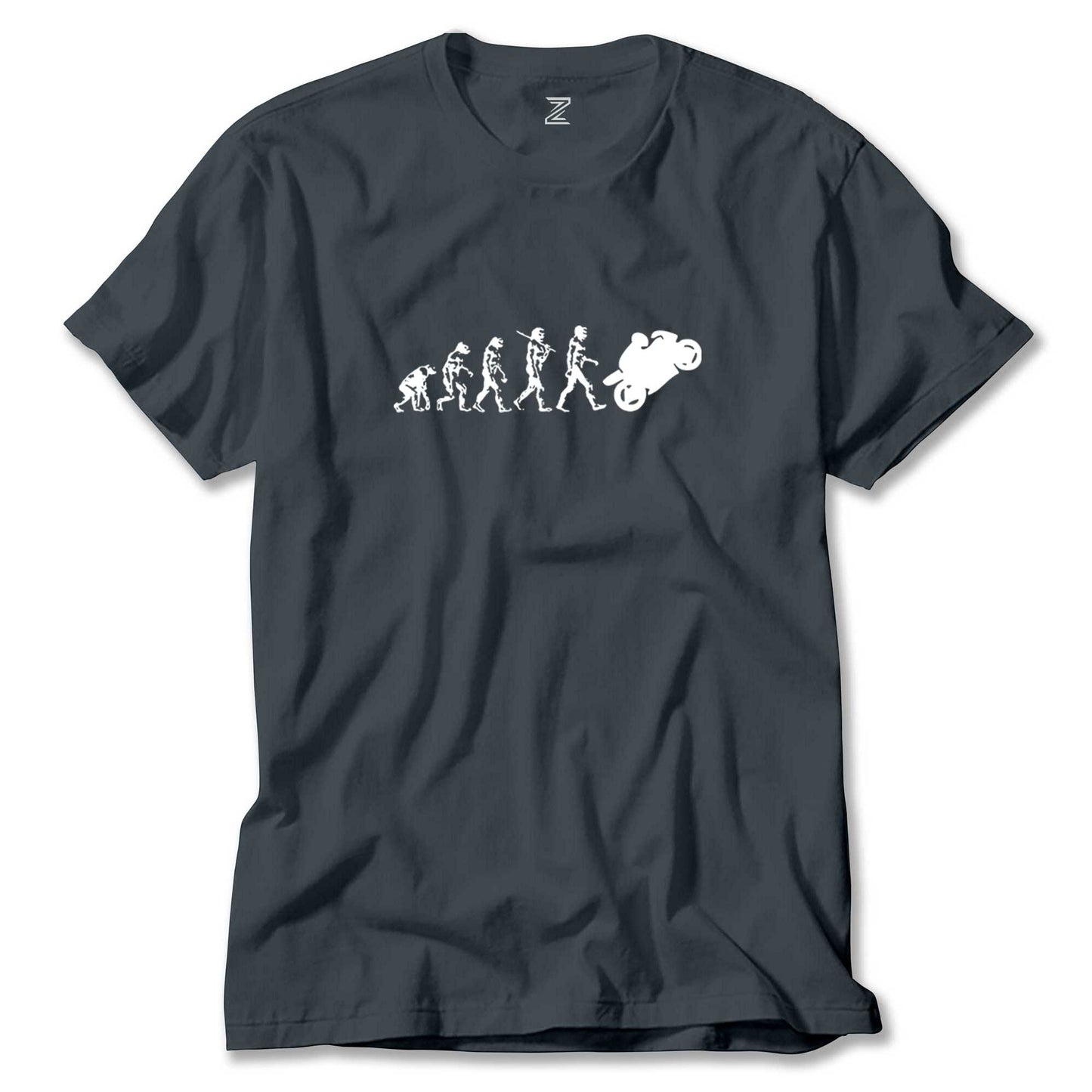 Motocycle Evolution Renkli Tişört