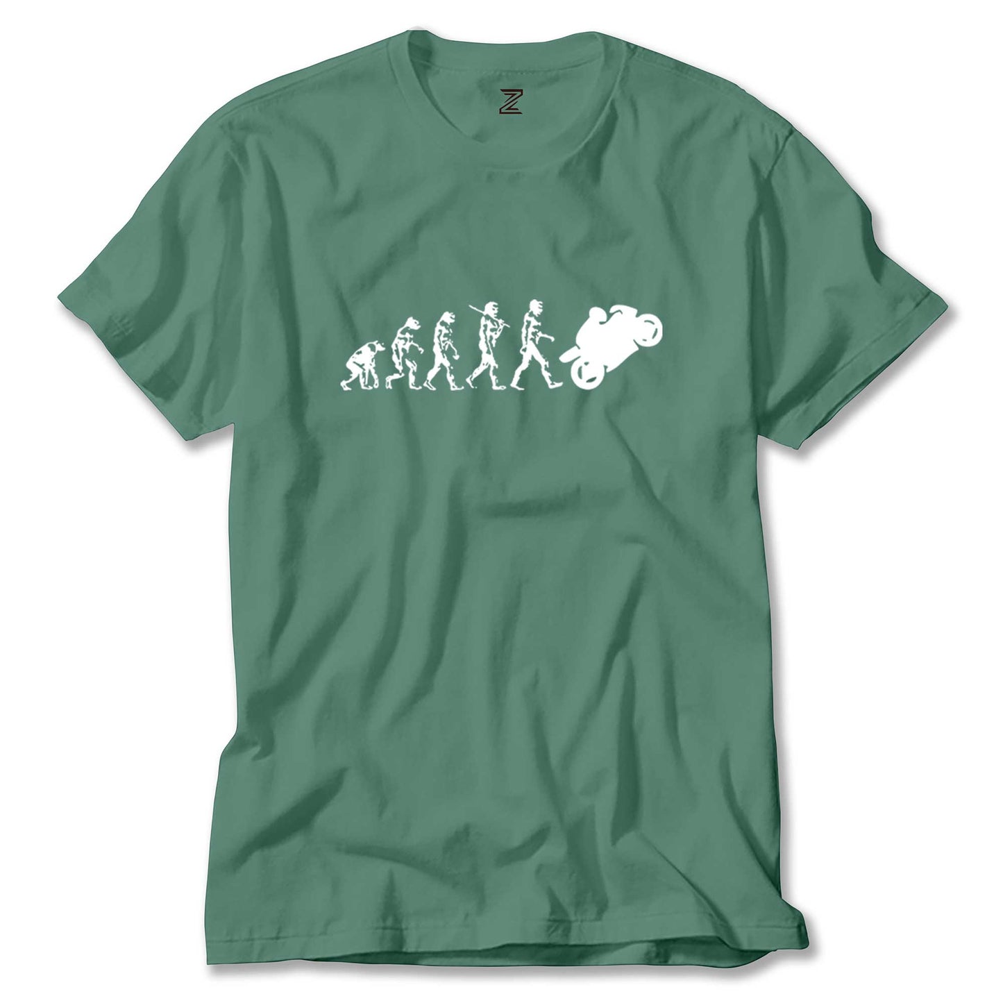 Motocycle Evolution Renkli Tişört