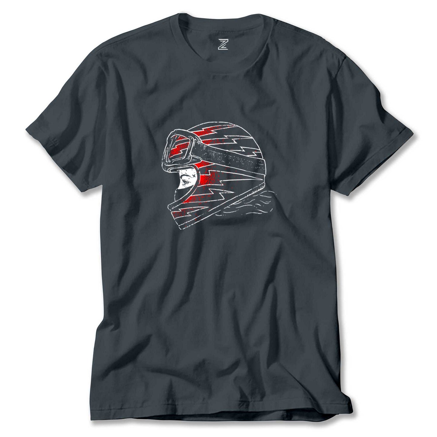 Motocycle Thunder Girl Renkli Tişört