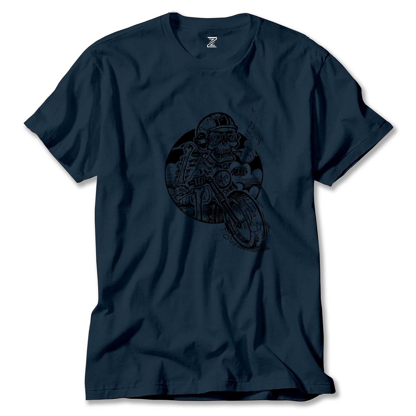 Skull Smoker Rider Renkli Tişört