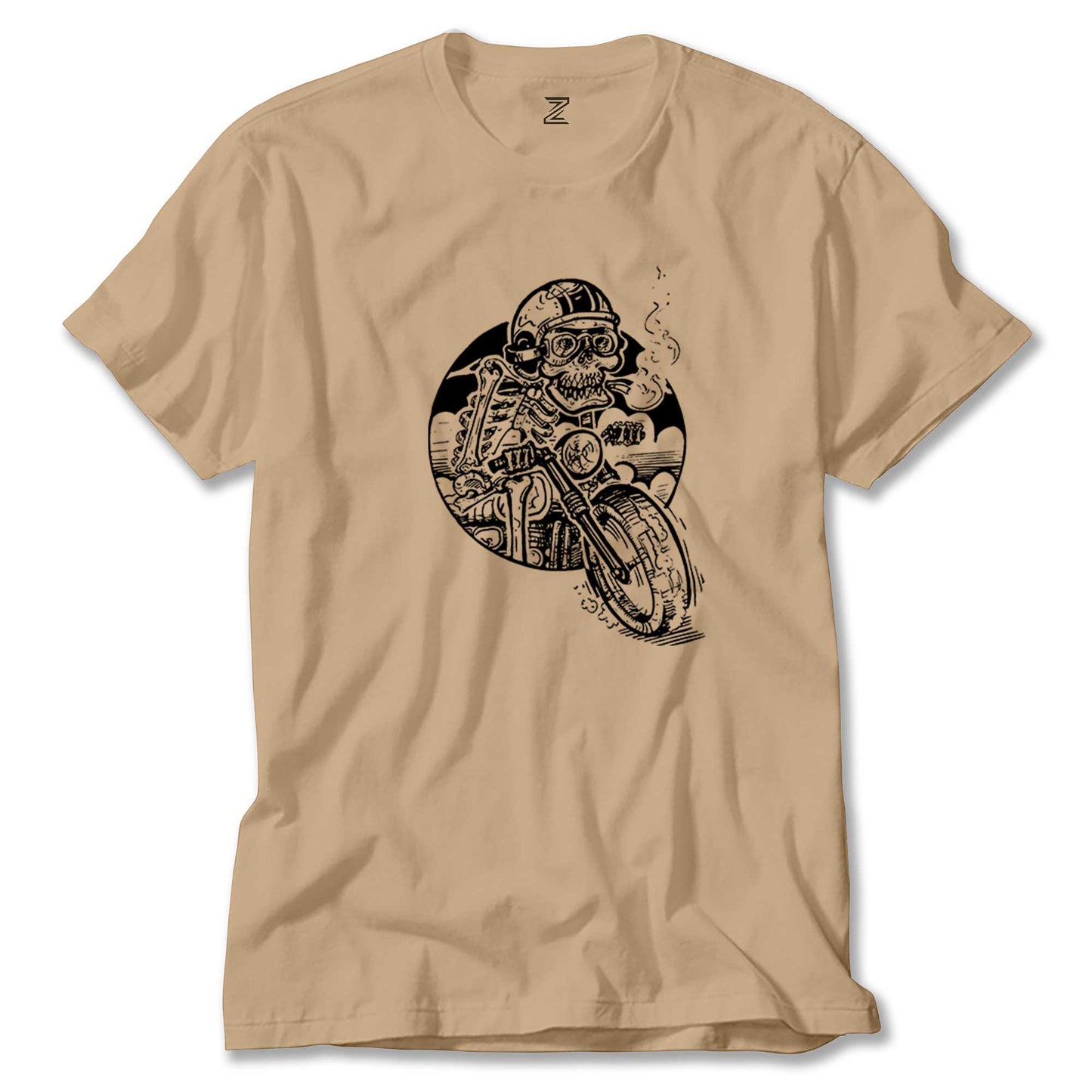 Skull Smoker Rider Renkli Tişört