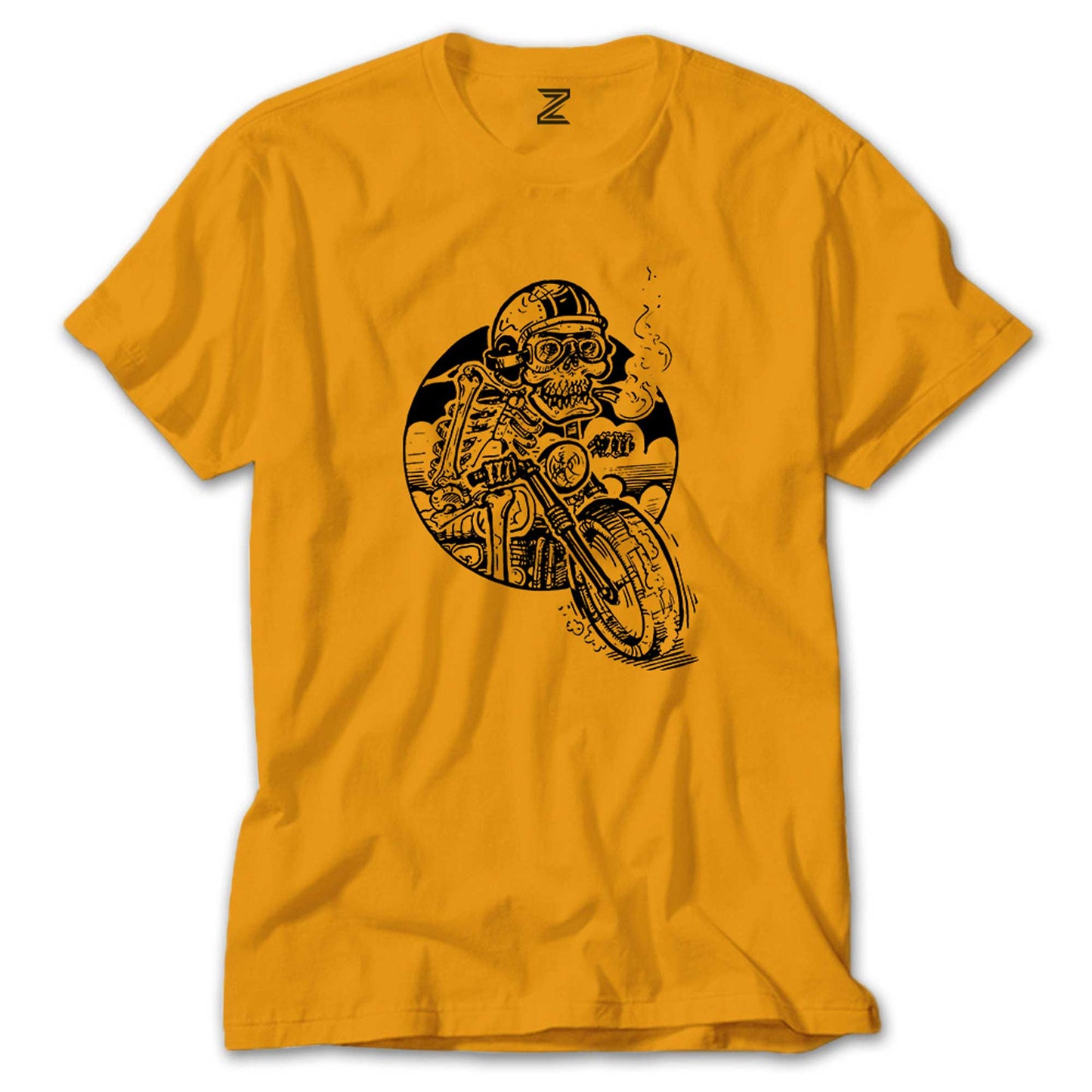 Skull Smoker Rider Renkli Tişört