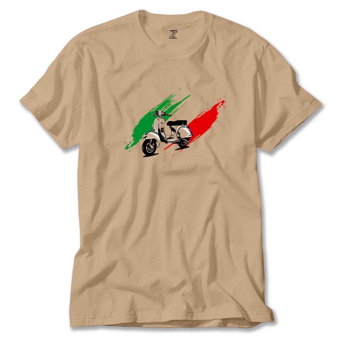 Vespa in Italy Renkli Tişört