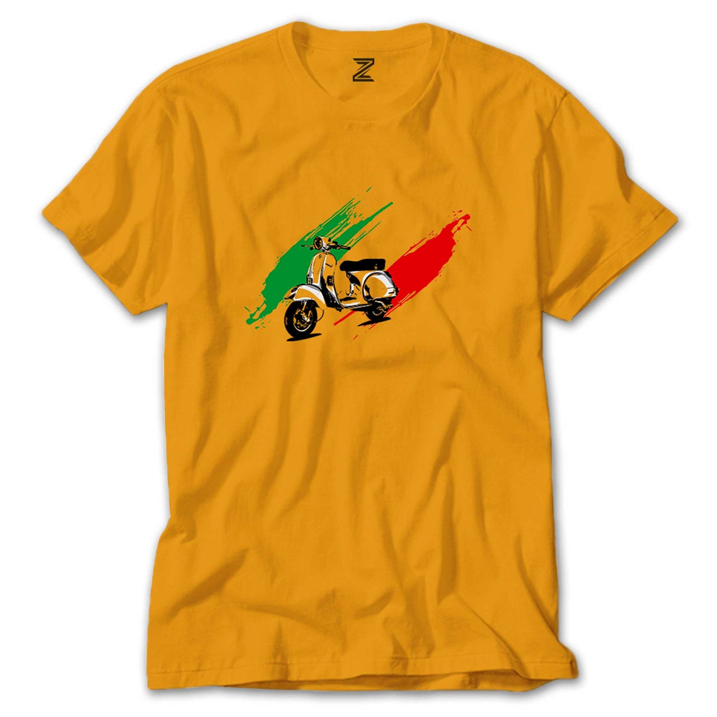 Vespa in Italy Renkli Tişört