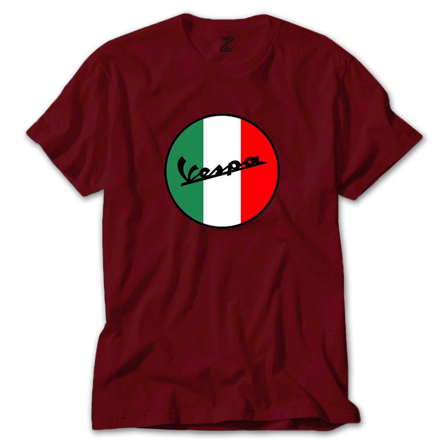 Vespa Logo Renkli Tişört