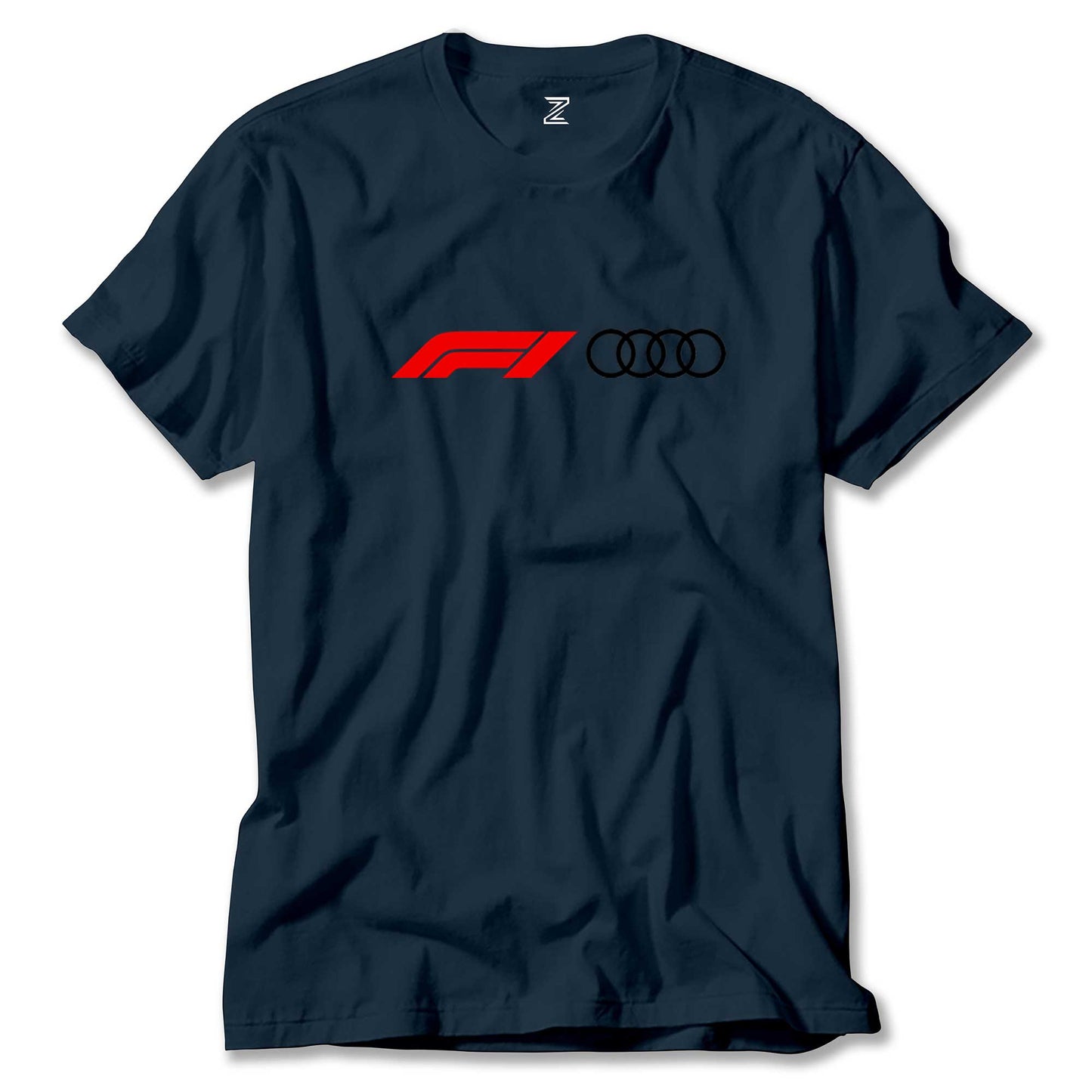 F1 Audi Logo Renkli Tişört