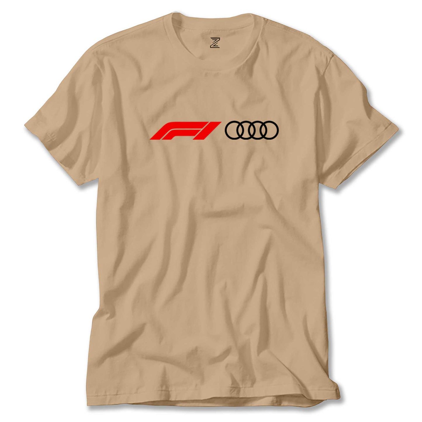 F1 Audi Logo Renkli Tişört