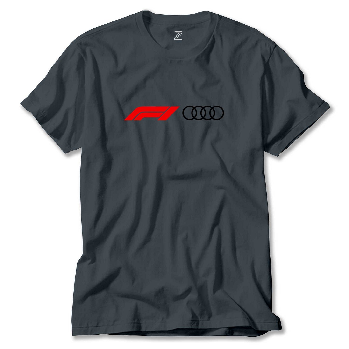 F1 Audi Logo Renkli Tişört
