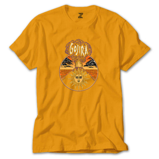 Gojira Design Renkli Tişört