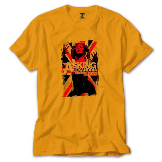 Asking Alexandria Live From Brixton And Beyond Renkli Tişört