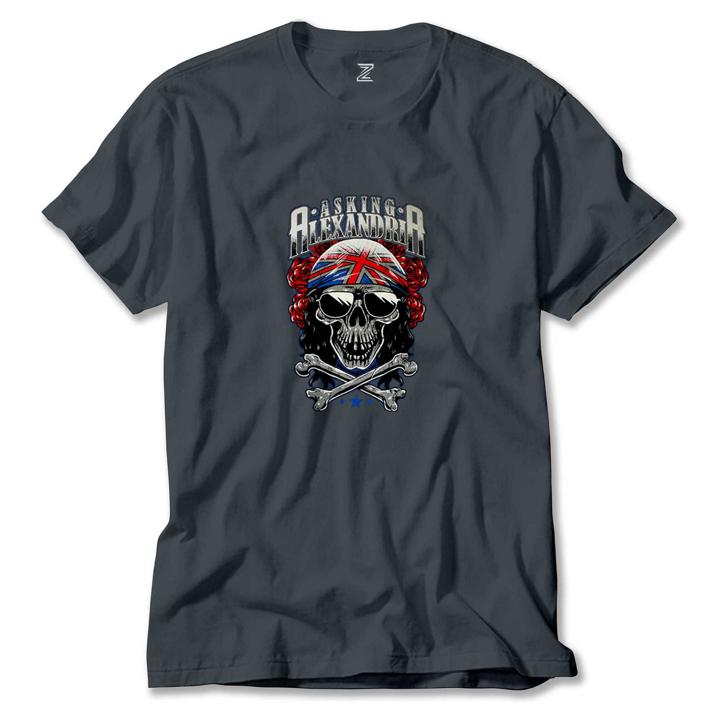 Asking Alexandria Skull Renkli Tişört