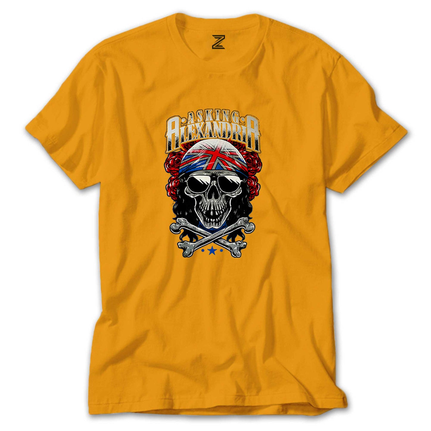 Asking Alexandria Skull Renkli Tişört