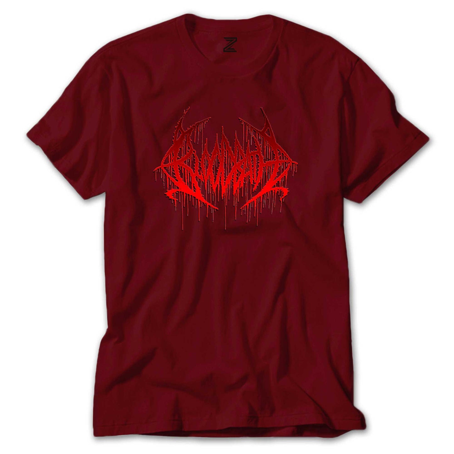 Bloodbath Logo Red Renkli Tişört