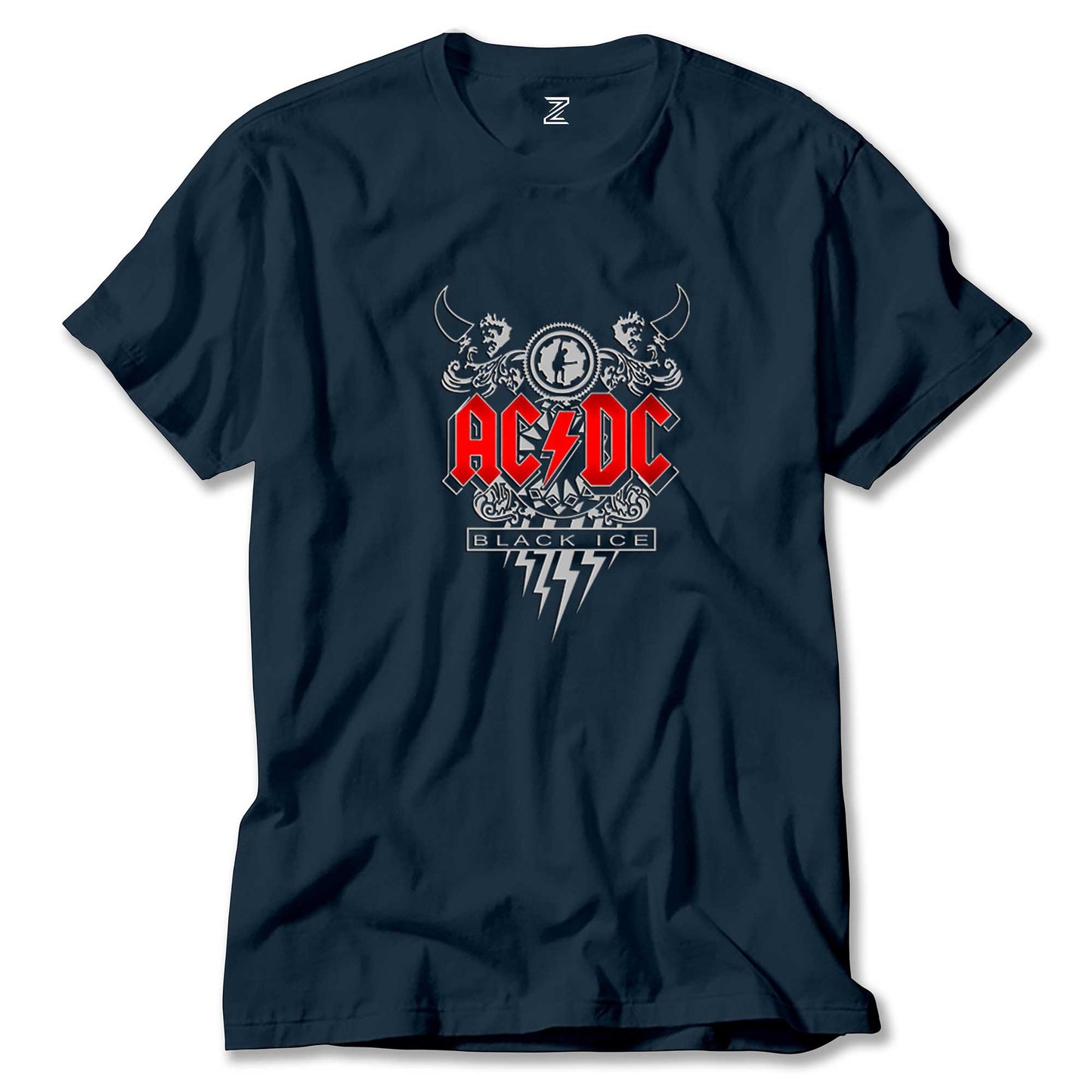 AC DC Black Ice Design Renkli Tişört