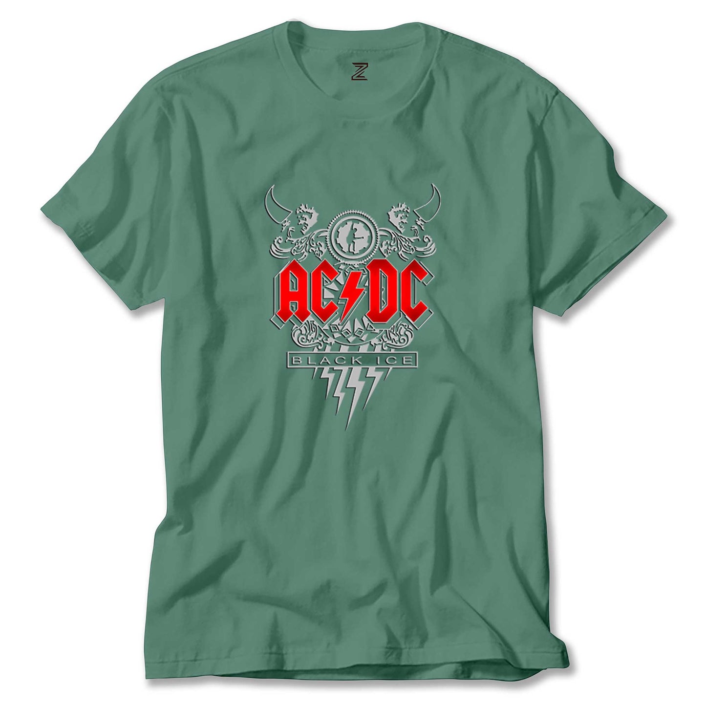 AC DC Black Ice Design Renkli Tişört
