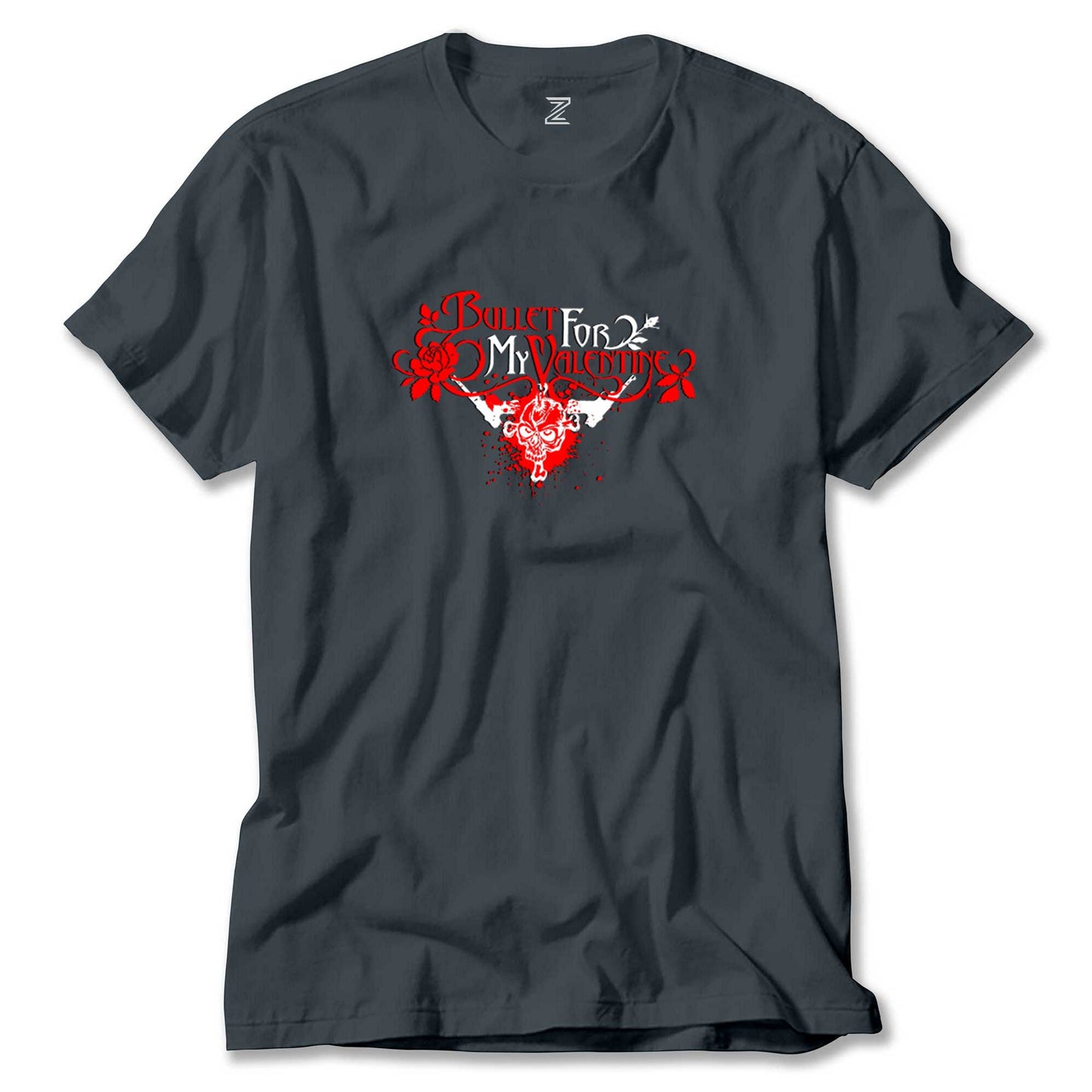Bullet Gor My Valentine Skull Classic Renkli Tişört