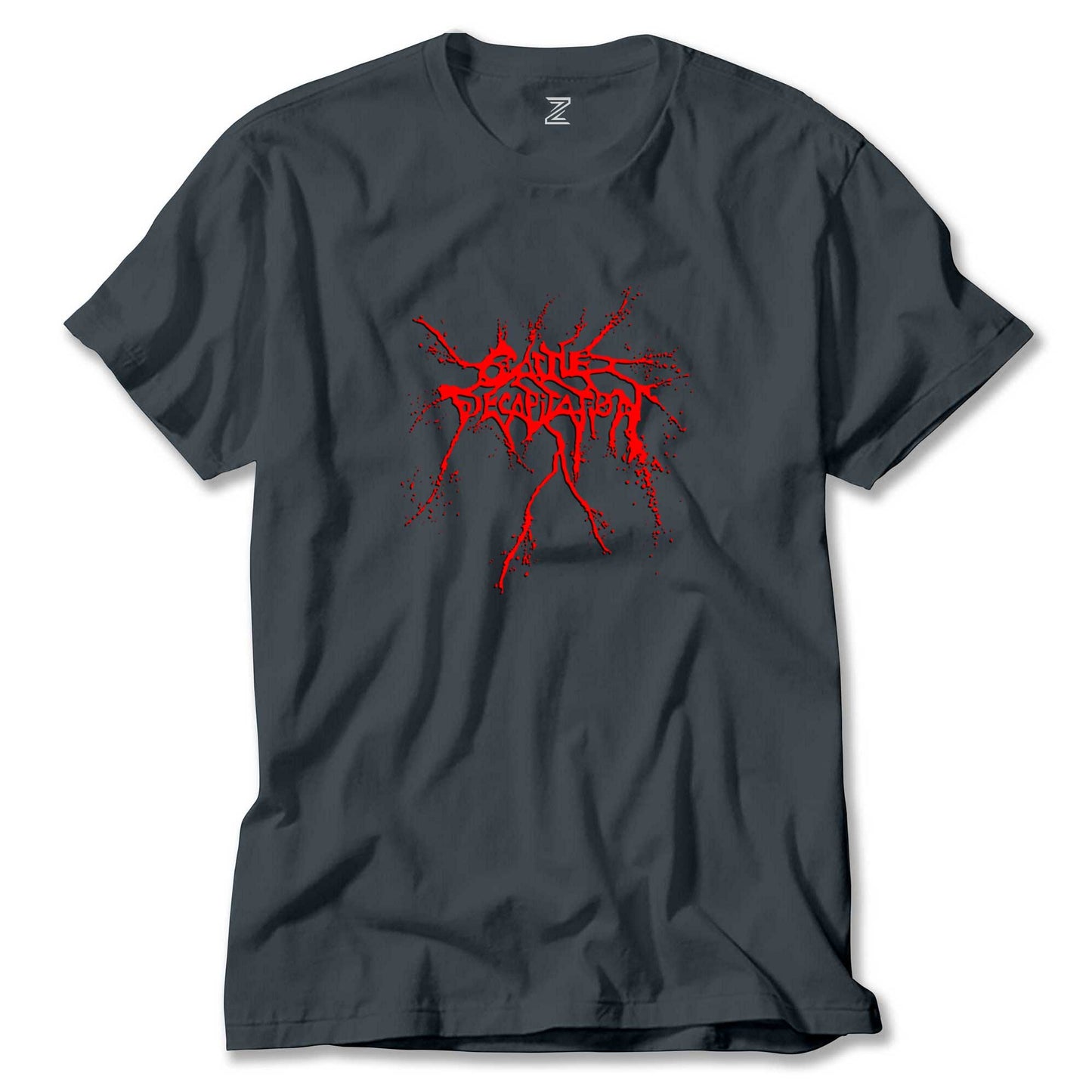 Cattle Decapitation Red Logo Renkli Tişört