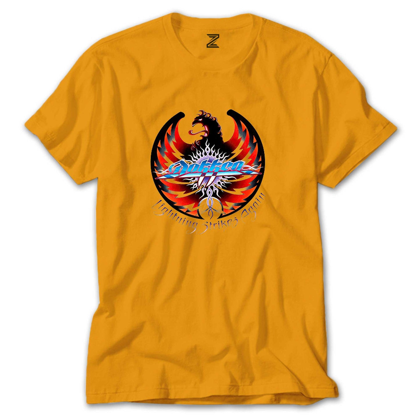 Dokken Lightning Strikes Again Renkli Tişört