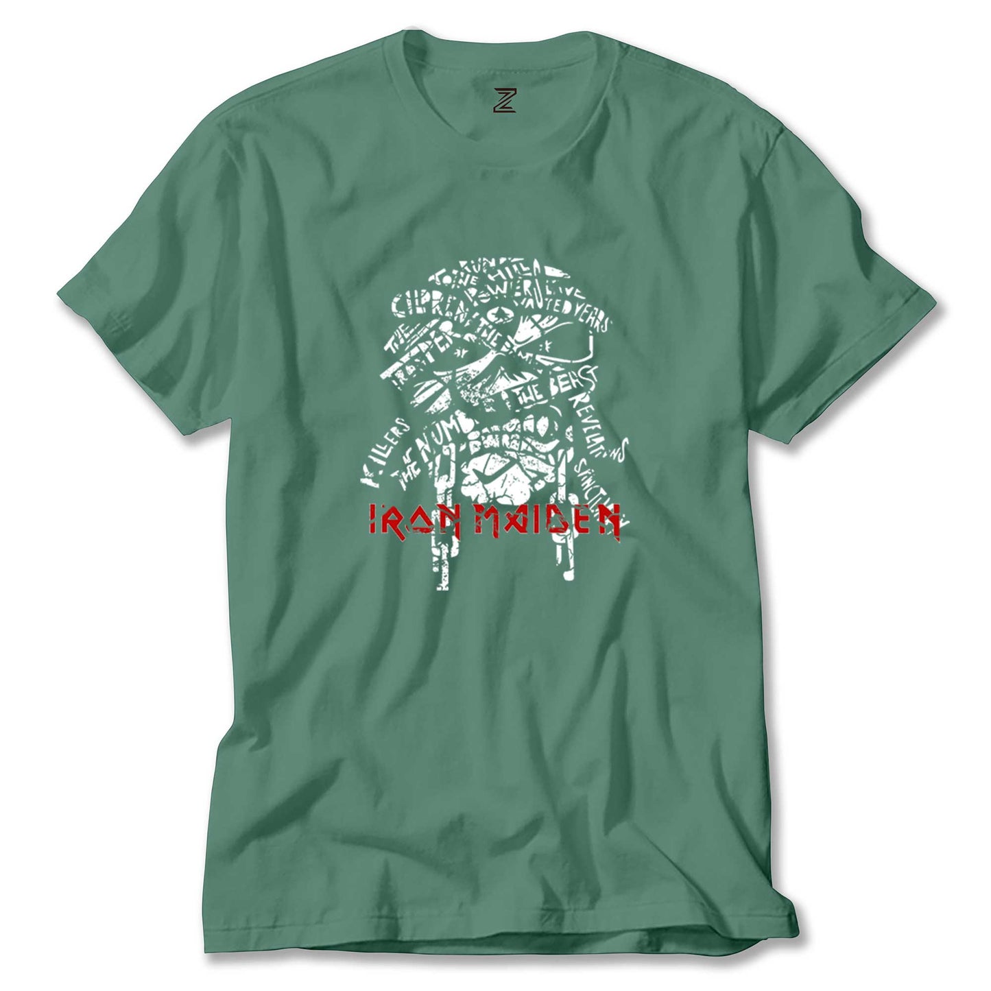 Iron Maiden Long Sleeve Renkli Tişört