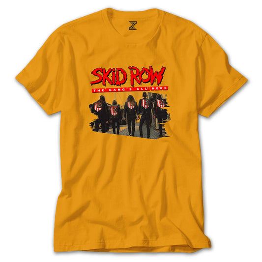 Skid Row The Gang Renkli Tişört