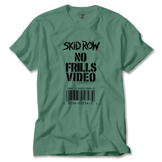 Skid Row No Frills Video Renkli Tişört