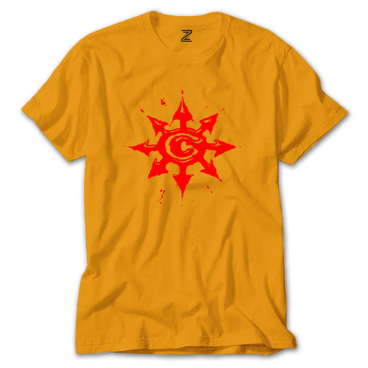 Chimaira Logo Red Renkli Tişört