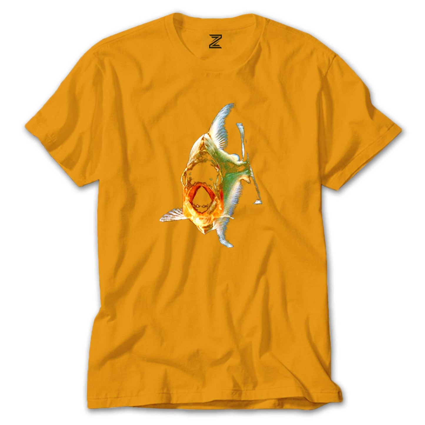 Pirana Balık Renkli Tişört