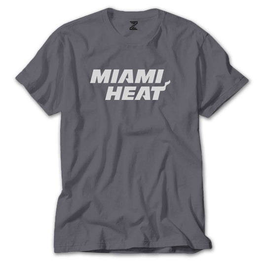 İndirimli Miami Heat White Gri Tişört