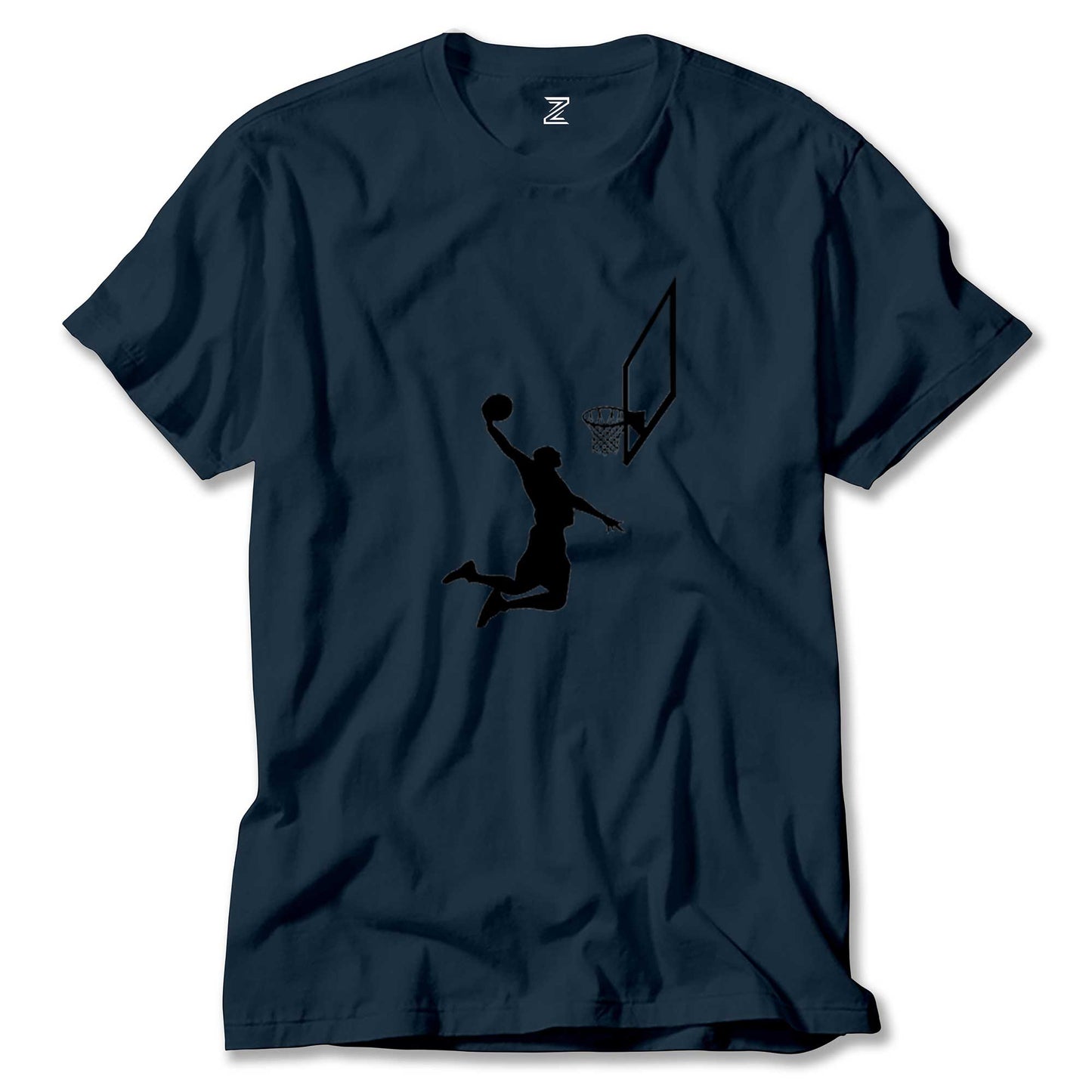 Basketball Smack Silhouette Renkli Tişört