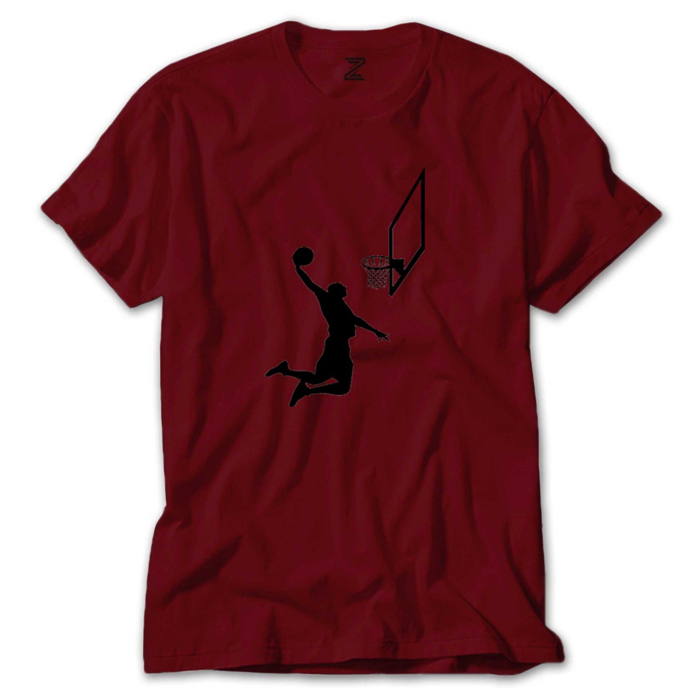 Basketball Smack Silhouette Renkli Tişört