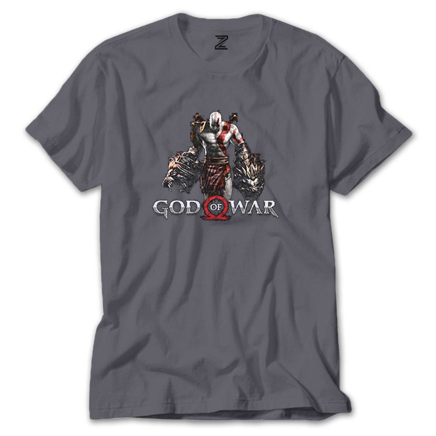 God Of War Kratos Lion Renkli Tişört