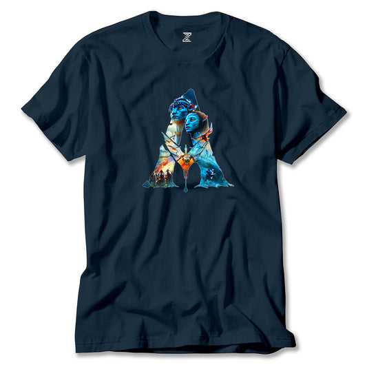 Avatar The Way Of Water Siluet Renkli Tişört