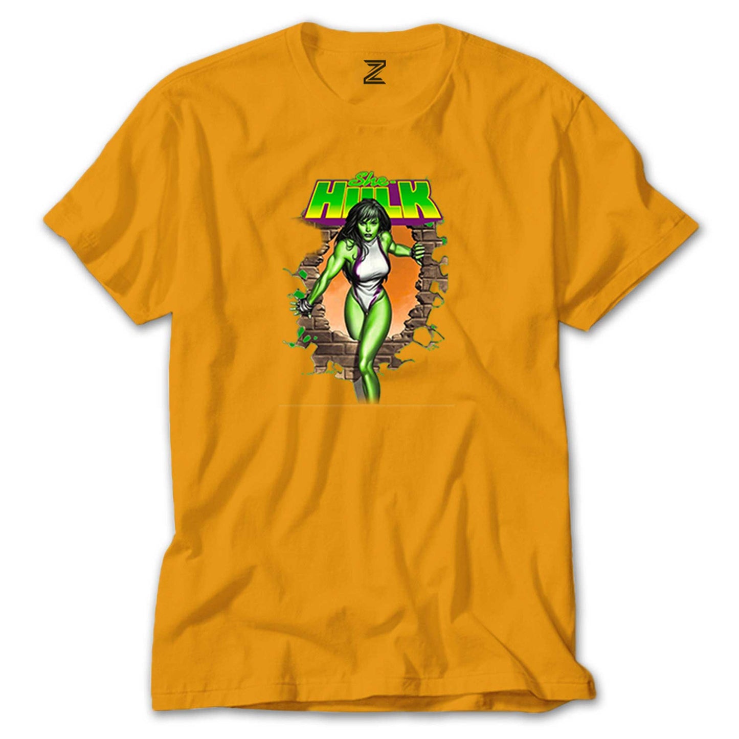 She Hulk Duvar Renkli Tişört