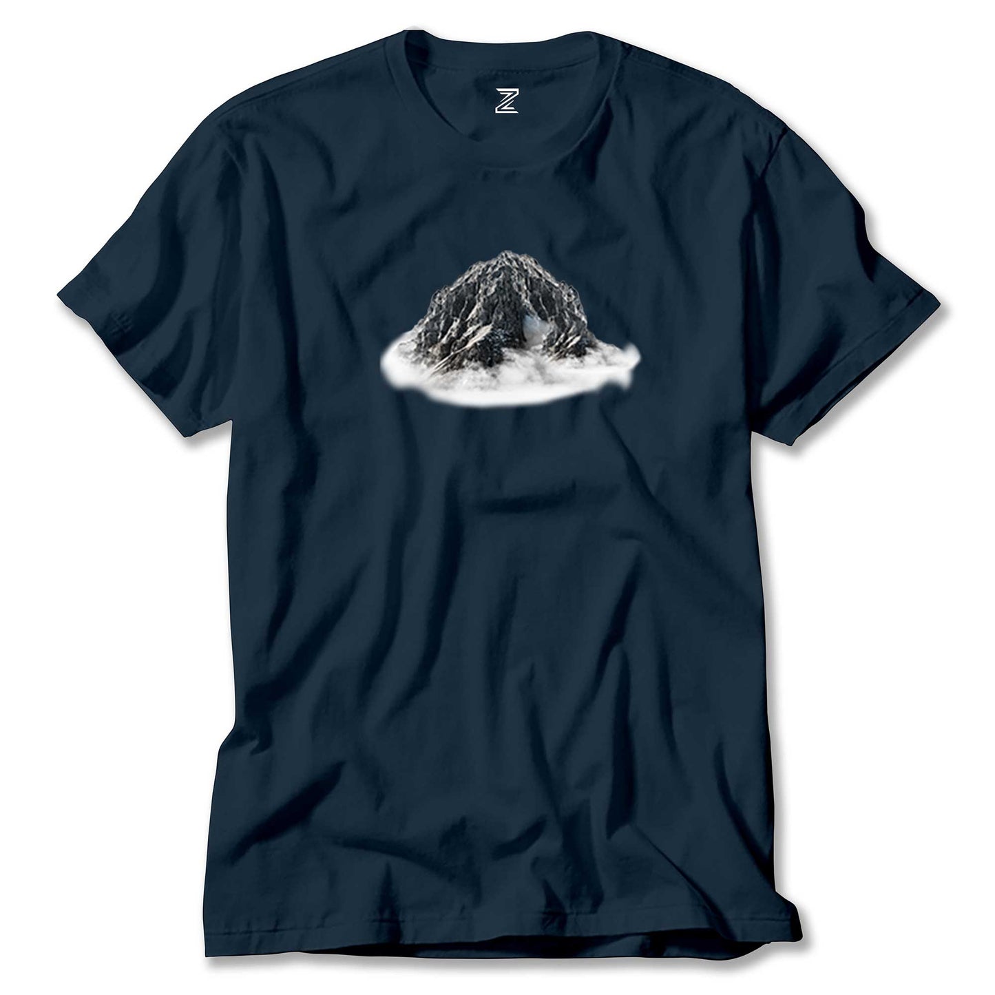 Snow Mountain Landscape Renkli Tişört