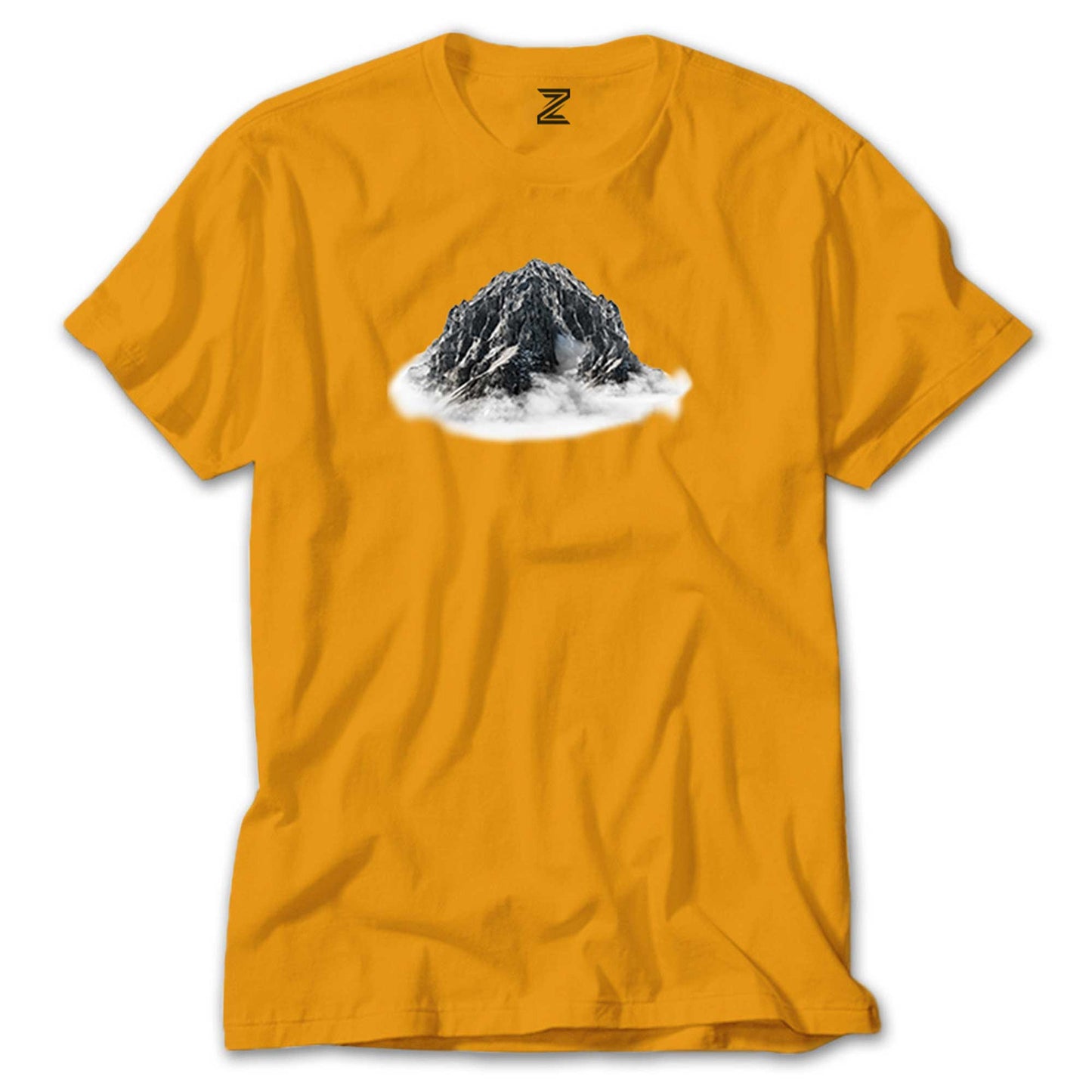 Snow Mountain Landscape Renkli Tişört