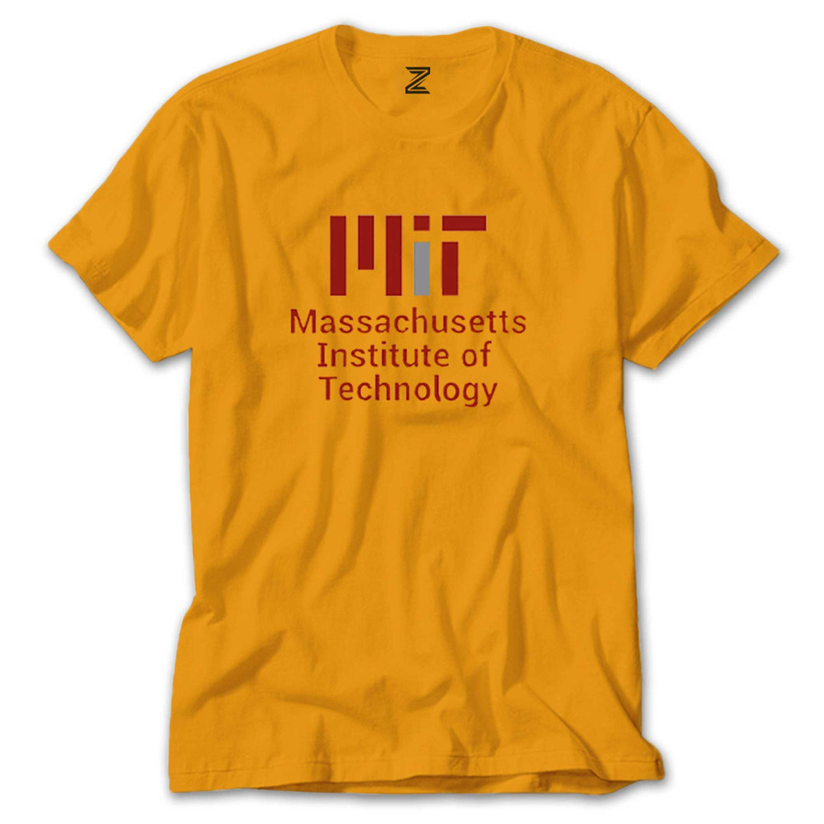 İndirimli Massachusetts Institute Of Technology Logo Sarı Tişört