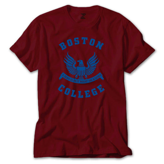 Boston College Logo Renkli Tişört